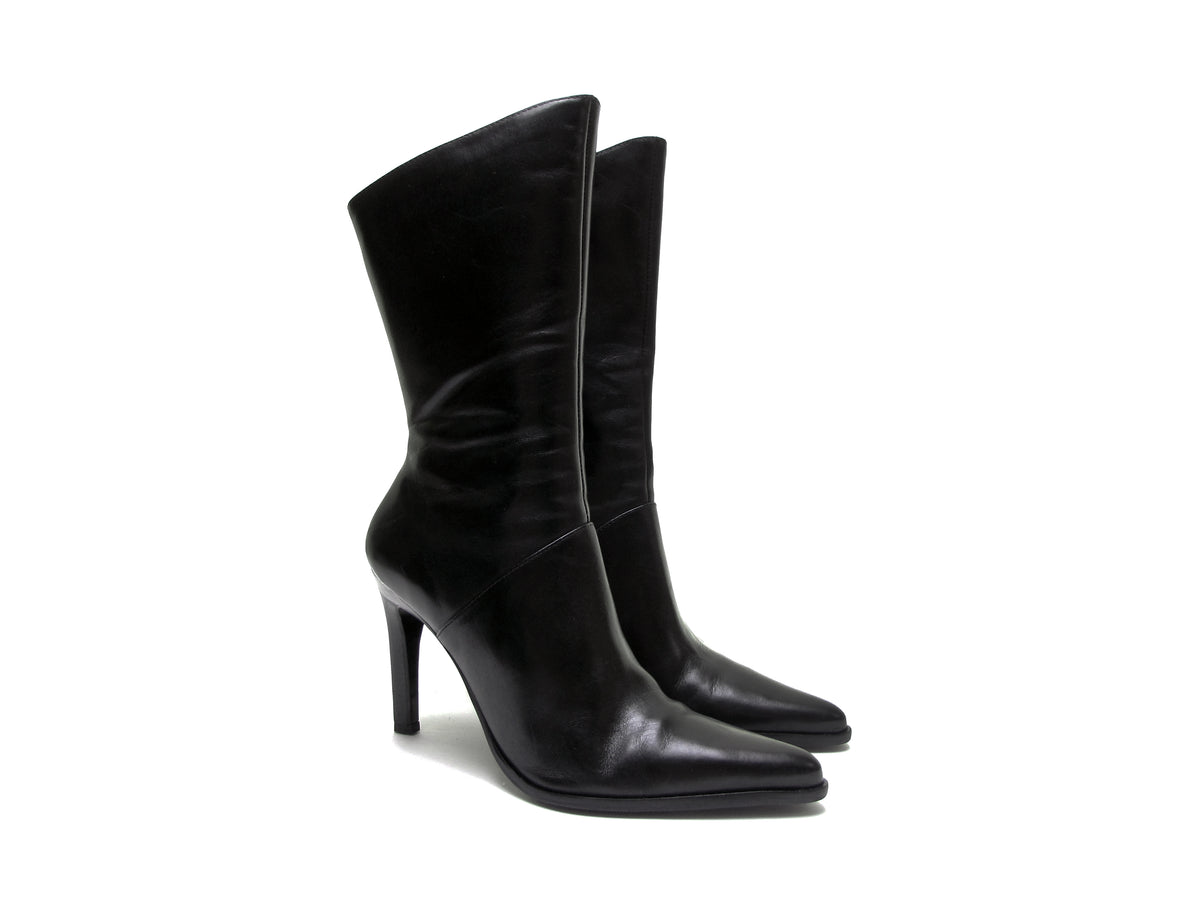 Dee Ocleppo Bethany 90mm leather boots - Black