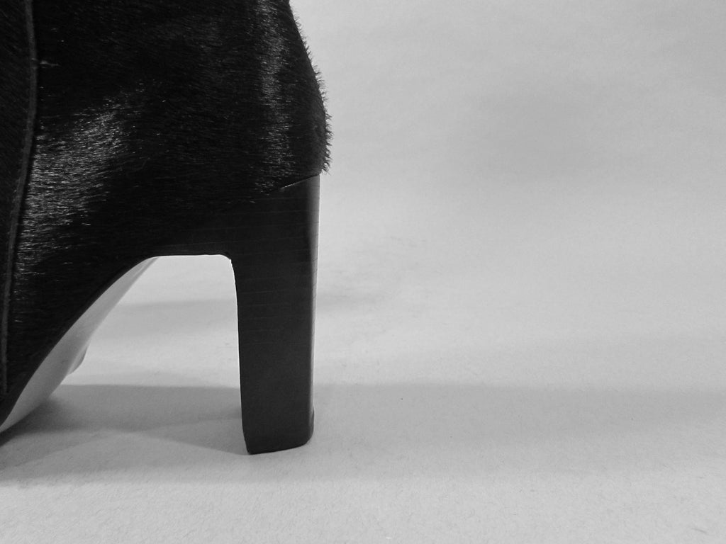 Mix No. 6 Platform Boots Alligator Skin Solid Black Chunky Heels Women's  Size 9 | Womens chunky heels, Black chunky heels, Chunky heels